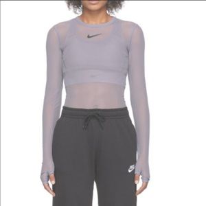 RARE Nike city ready mesh bodysuit